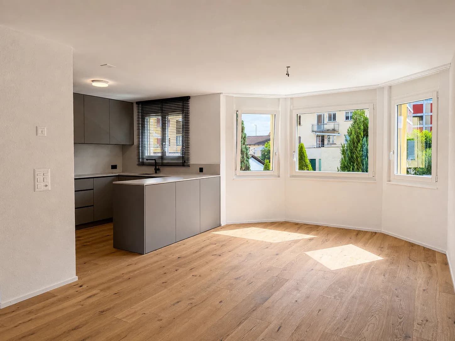 Wohnraum mit Erker, Eigentumswohnung, Ballwil